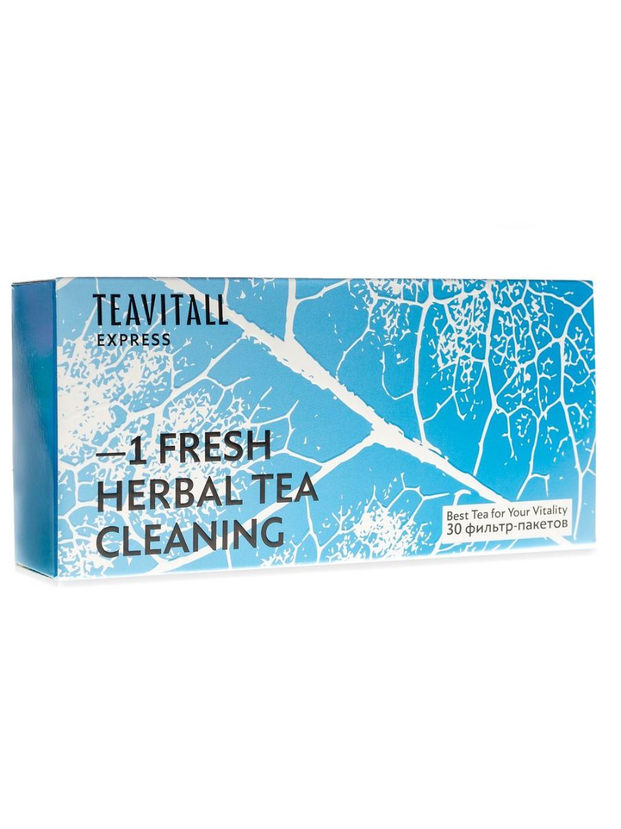 Чай Greenway для мягкого очищения TeaVitall Express Fresh 1, 30 пакетов х 2 г