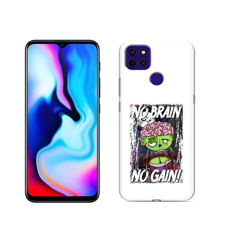 

Чехол MyPads Tocco для Lenovo K12 Pro глупый зомби, Прозрачный, Tocco