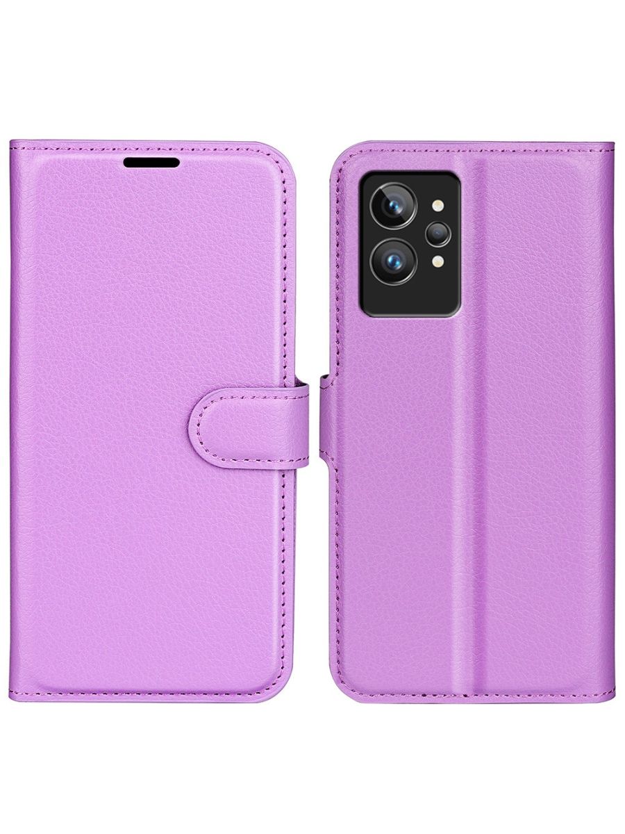 

Чехол Wallet для смартфона Realme GT2 PRO фиолетовый