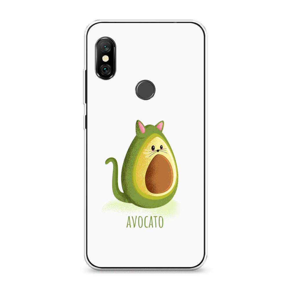 фото Силиконовый чехол "avocato" на xiaomi redmi note 6 pro awog