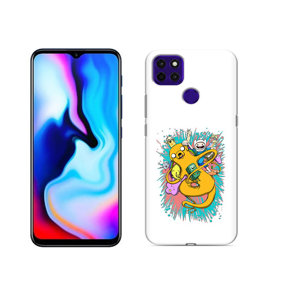 

Чехол MyPads Tocco для Lenovo K12 Pro время приключений рисунок, Прозрачный, Tocco