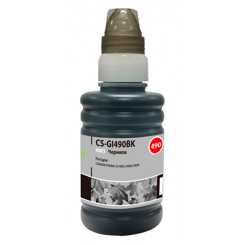 

Чернила для струйного принтера CACTUS (CS-GI490BK.214183) черный, совместимый