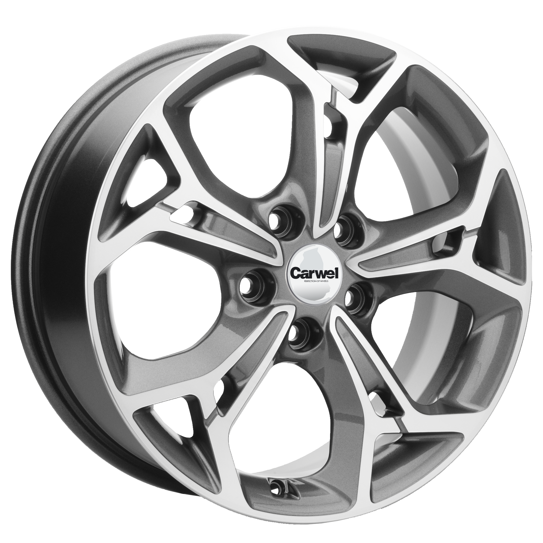 фото Колесный диск r17 5x112 7j et40 d57,1 carwel синтур 1702 (tiguan) agr