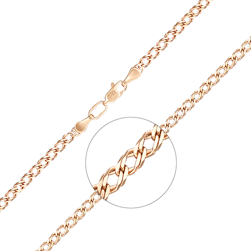 

Браслет из красного золота р. 21 PLATINA jewelry 22-0303-060-1110-17, 22-0303-060-1110-17
