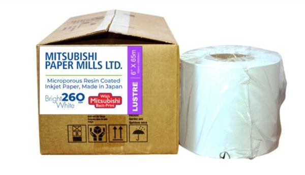 

Набор из 2 шт, Фотобумага Mitsubishi MTBH203L INKJET PHOTO PAPER 20.3cmx65mtr Lustre, Белый