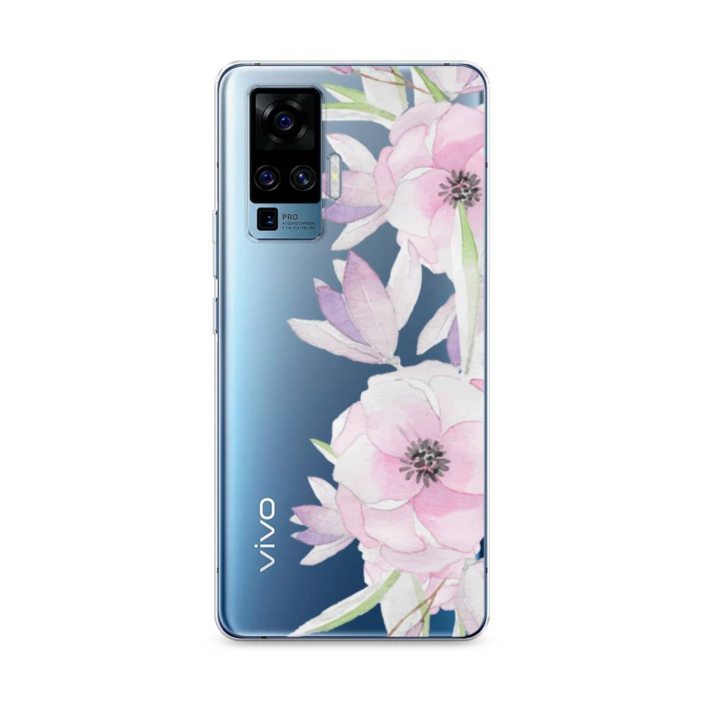 

Чехол Awog на Vivo X50 Pro "Нежные анемоны", Разноцветный, 262350-8