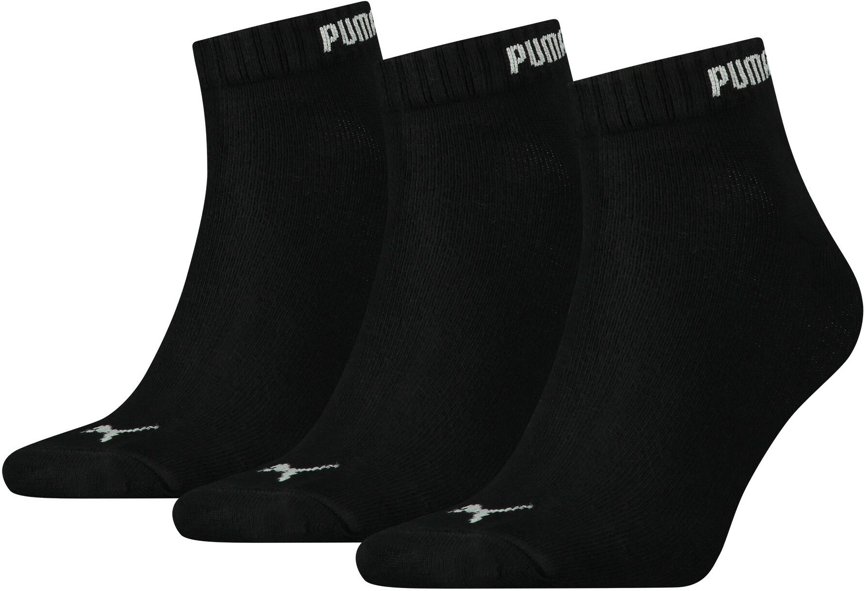 

Комплект носков унисекс PUMA Quarter-V 3P черных, Черный, Quarter-V 3P
