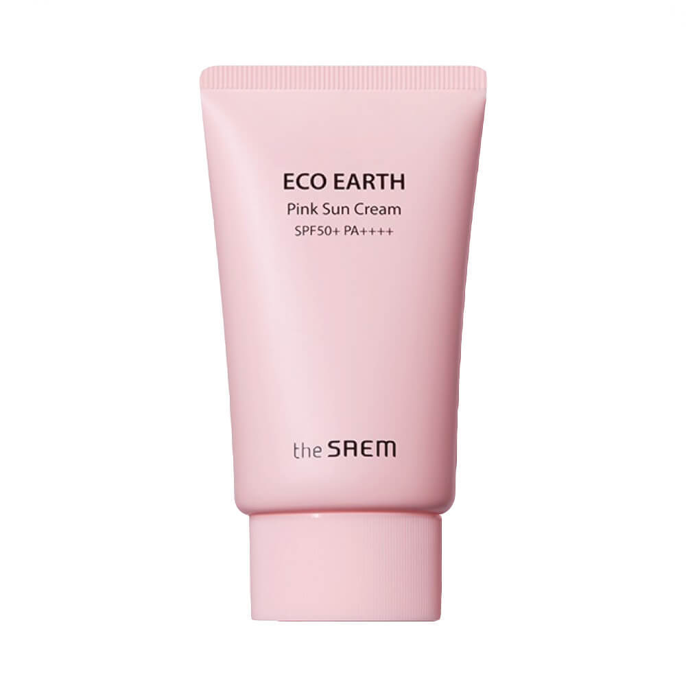 Крем для лица The Saem Eco Earth Pink солнцезащитный 50 мл тонирующий крем omniplex blossom glow toner 80055 pink розовый 100 мл