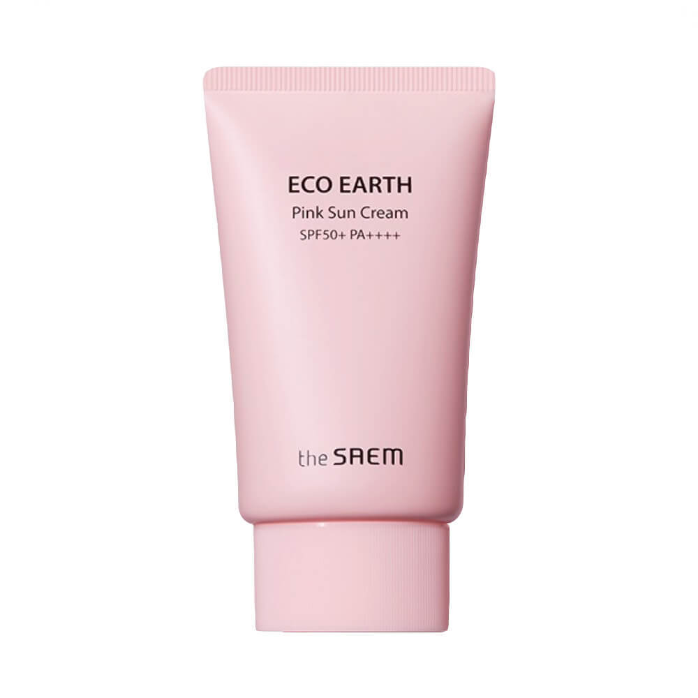 Крем для лица The Saem Eco Earth Pink солнцезащитный 50 мл