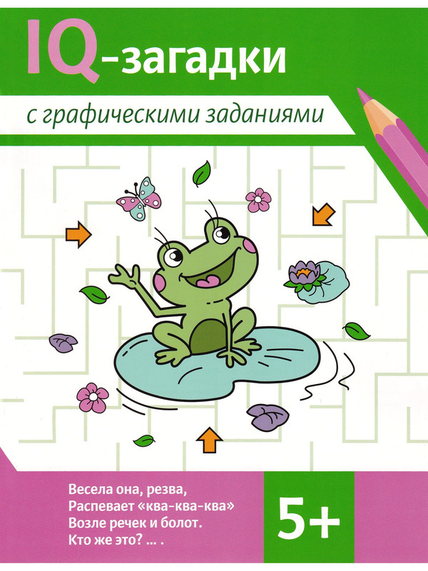 

IQ-загадки с графическими заданиями: 5+