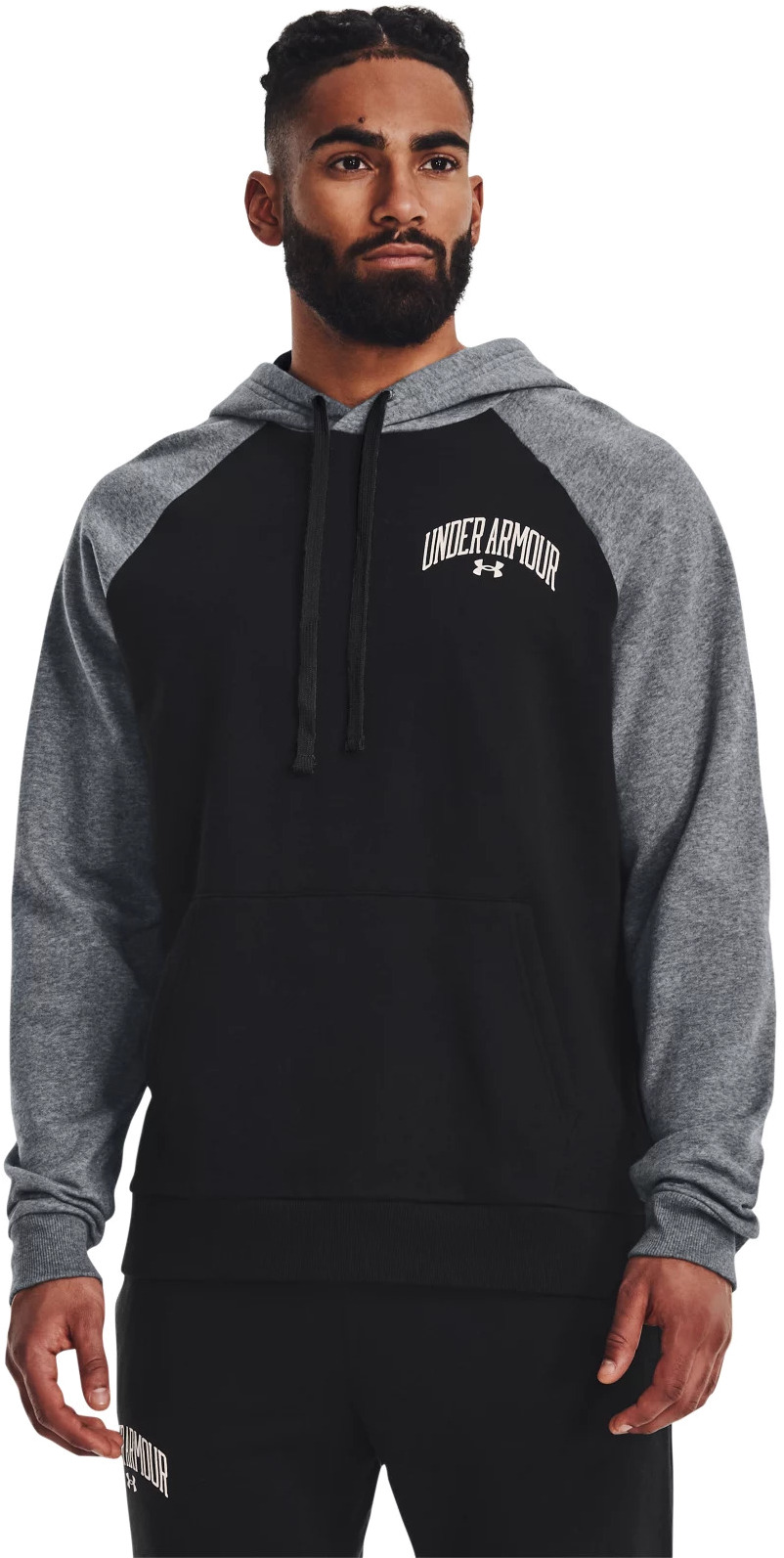 

Худи мужская Under Armour UA Rival Fleece Wm Colorblock HD, черный, XL, UA Rival Fleece Wm Colorblock HD