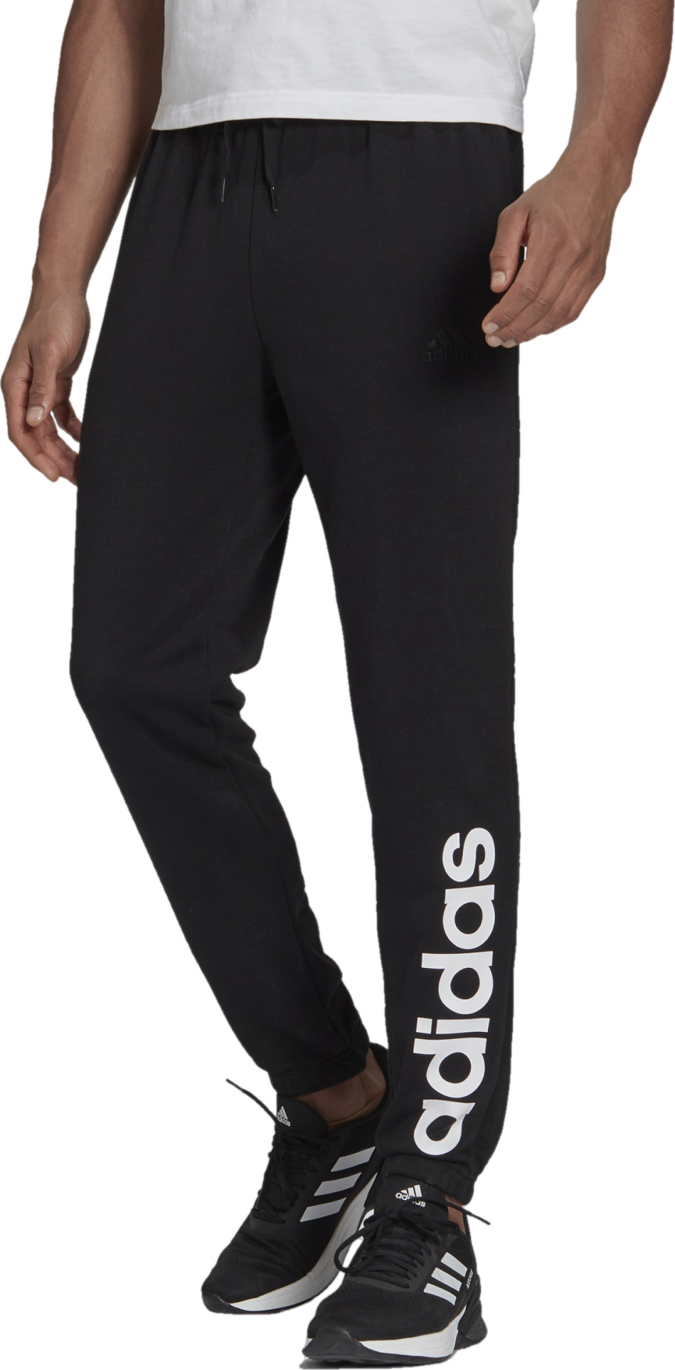 

Спортивные брюки мужские Adidas Essentials French Terry черные M, Черный, Essentials French Terry