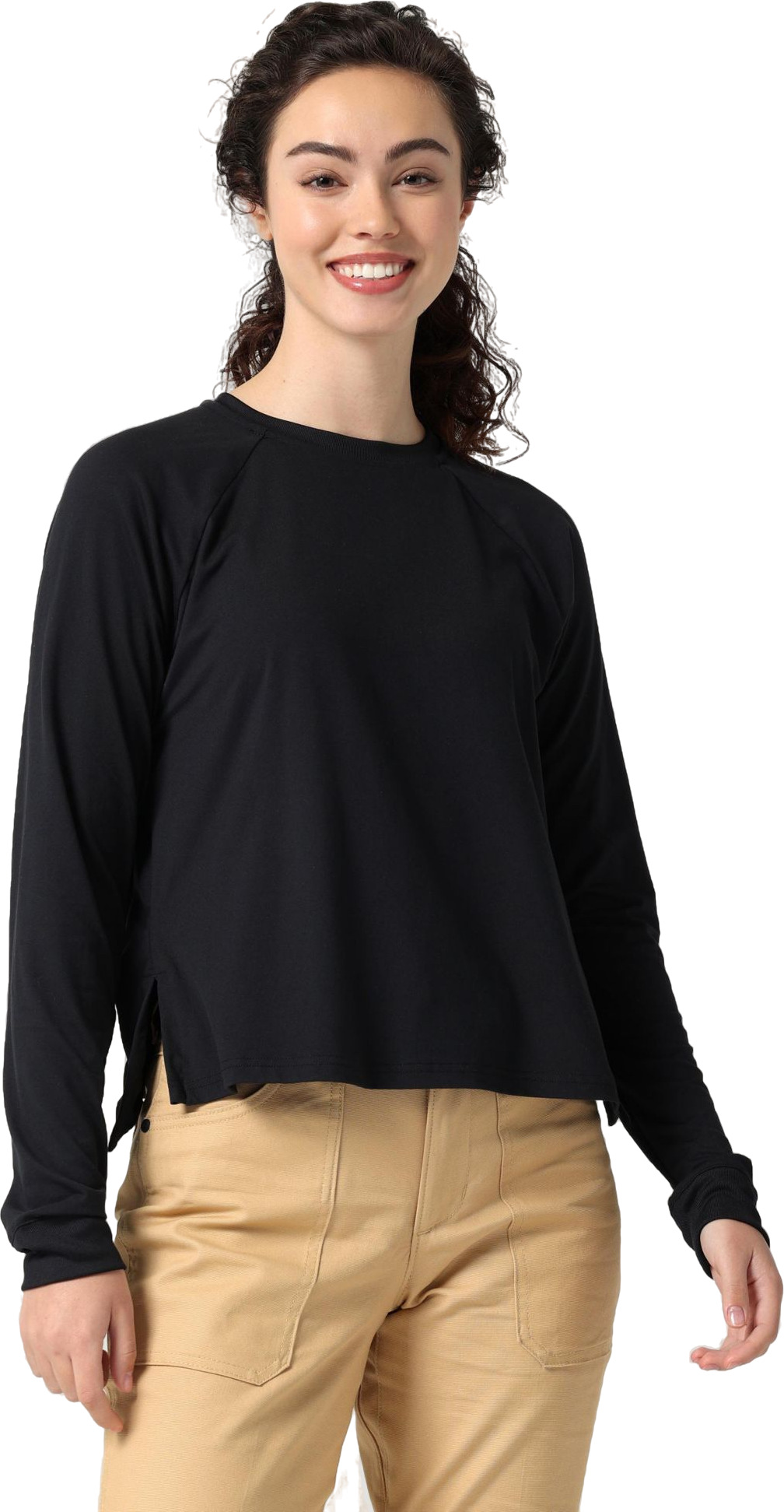 Лонгслив женский Wrangler Women Ls Performance Tee Black черный L
