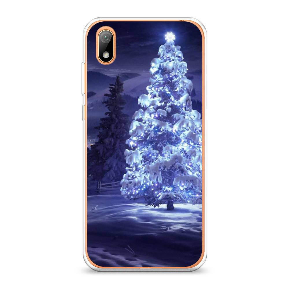 

Чехол на Huawei Y5 2019/Honor 8S/8S Prime "Зима 4", Синий;черный;белый, 69050-2