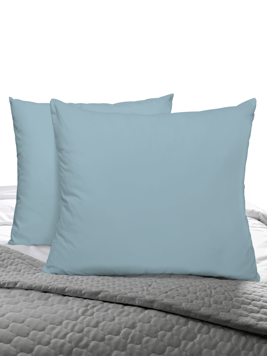 

Наволочка Uniqcute Larimar 70х70 см поплин 2 шт, Голубой, Наволочка Серия UQ