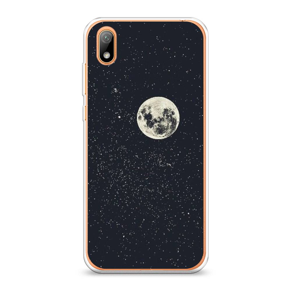 

Чехол на Huawei Y5 2019 "Полнолуние", Красный, 69050-2