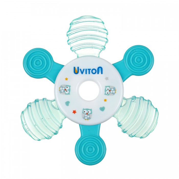 

Прорезыватель Uviton Снежинка Мятный, Бирюзовый, 0093