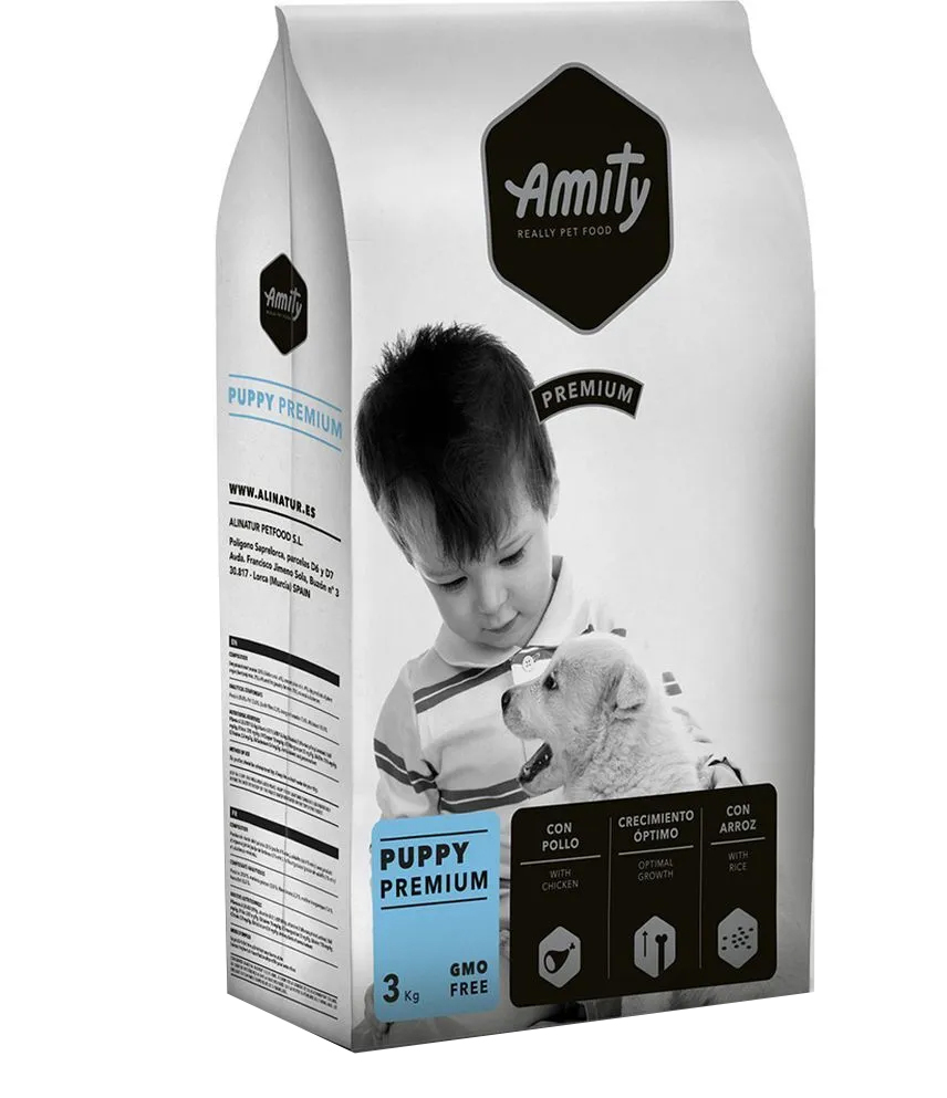 

Сухой корм Amity Puppy Premium с курицей для щенков 3 кг