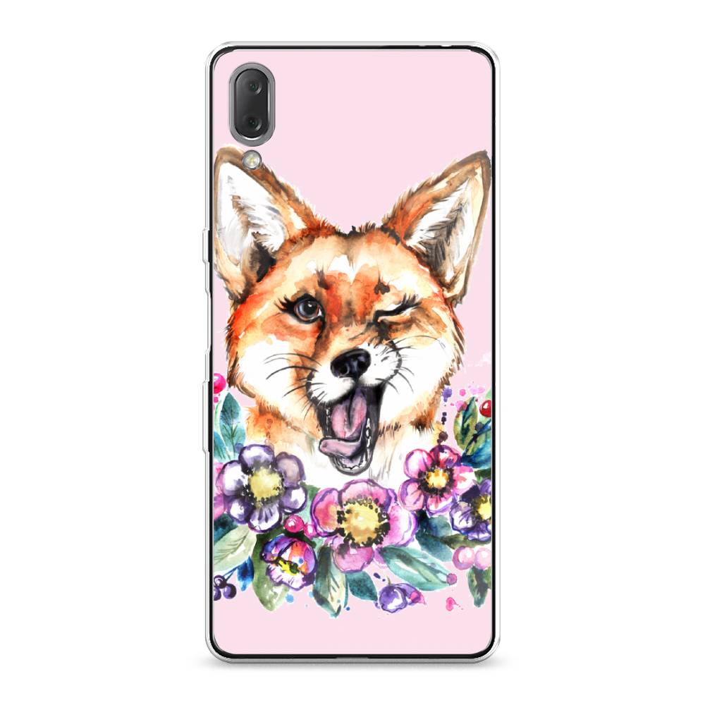 

Чехол Awog на Sony Xperia L3 "Подмигивающая лиса", Разноцветный, 54450-10