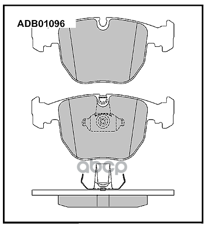 

Колодки Передние Bmw E38/39/E53(X5) Adb 01096 ALLIED NIPPON арт. ADB 01096