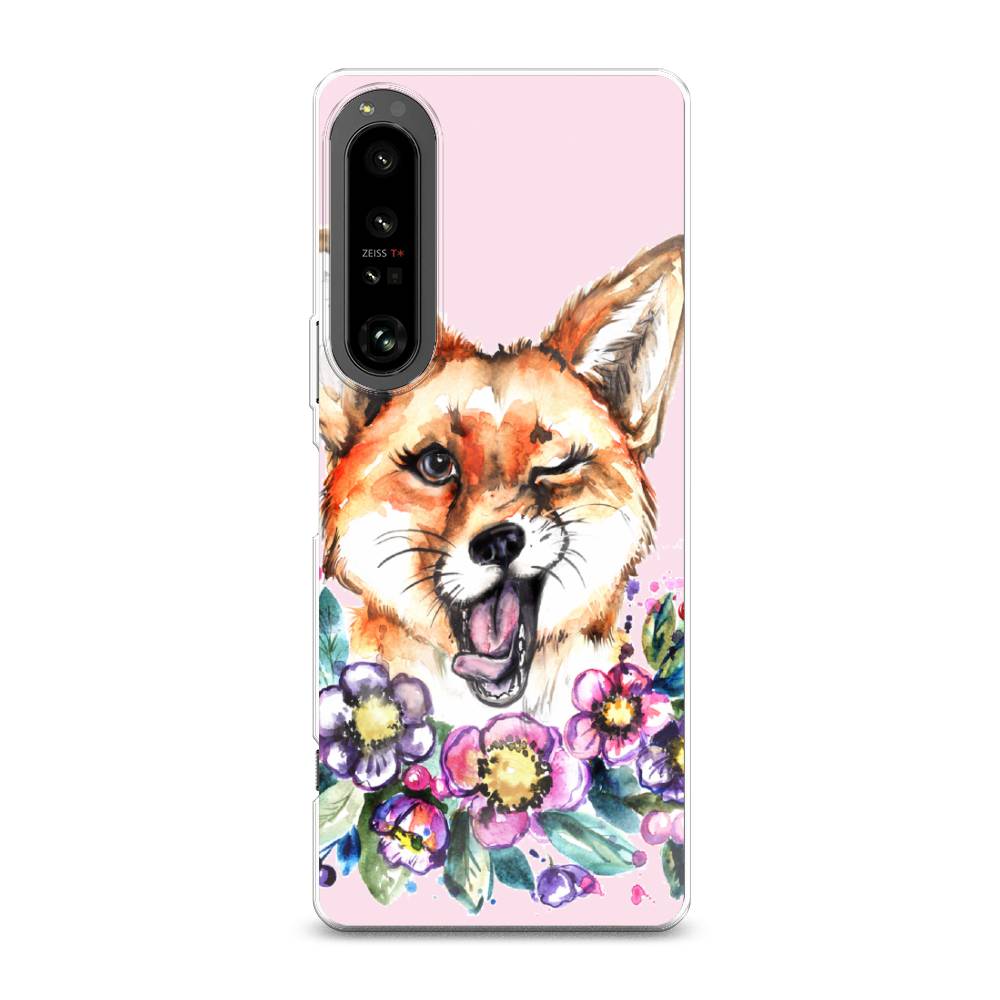 

Чехол Awog на Sony Xperia 1 IV "Подмигивающая лиса", Разноцветный, 55150-10