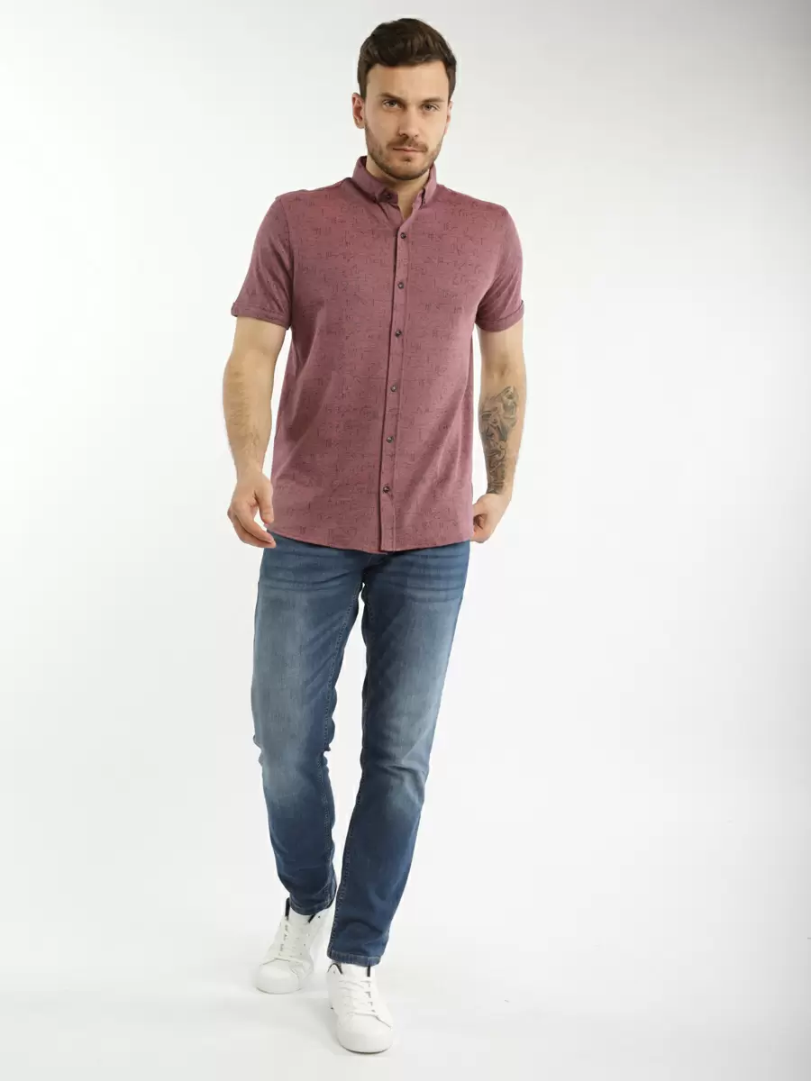 

Рубашка мужская A passion play SQ74211 розовая 4XL, Розовый, SQ74211