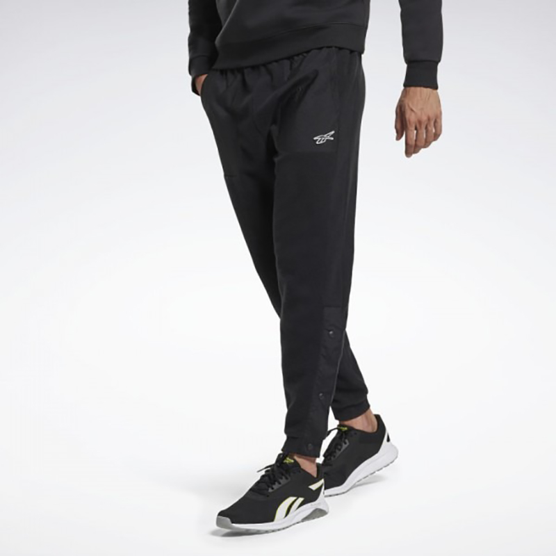 фото Спортивные брюки мужские reebok myt pant черные xs