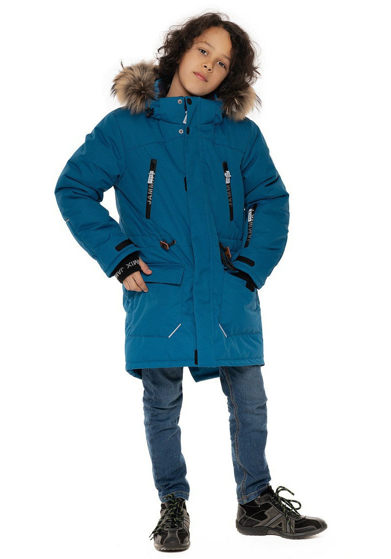 

Парка детская Stella Kids М-549/1, бирюзовый, 134, М-549/1