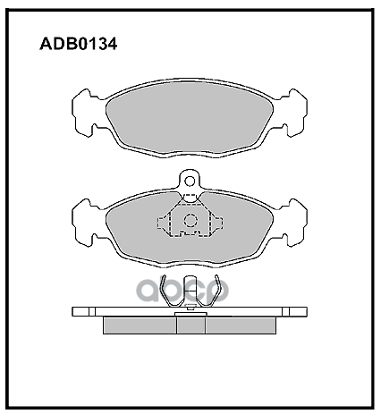 Тормозные Кололки Allied Nippon Передние Дисковые Adb0134 2580₽