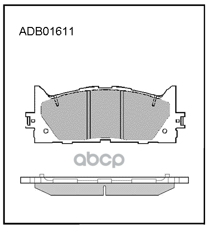 

Колодки передние TOYOTA Camry/RAV4 2.0/2.4L all 06-> ADB 01611