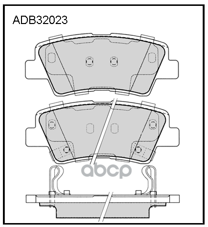 

Колодки Задние Hyundai Solaris Hatchback/Sonata 08->/Kia Soul Adb 32023 ALLIED NIPPON арт.