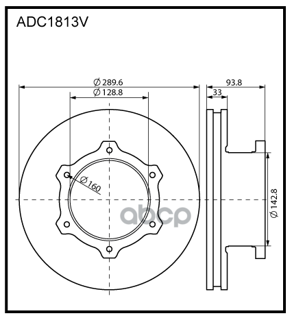 

Allied Nippon Adc1813V Adc1813V Диск Тормозной Передний\ Газель Next 13 1Шт