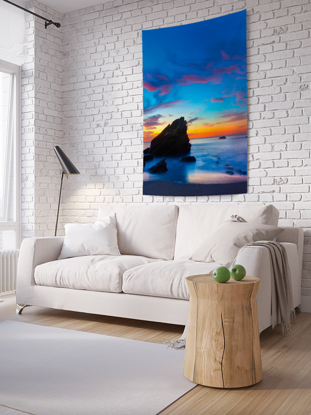 

Вертикальное фотопанно на стену JoyArty Каменистый пляж 100x150 см, Каменистый пляж