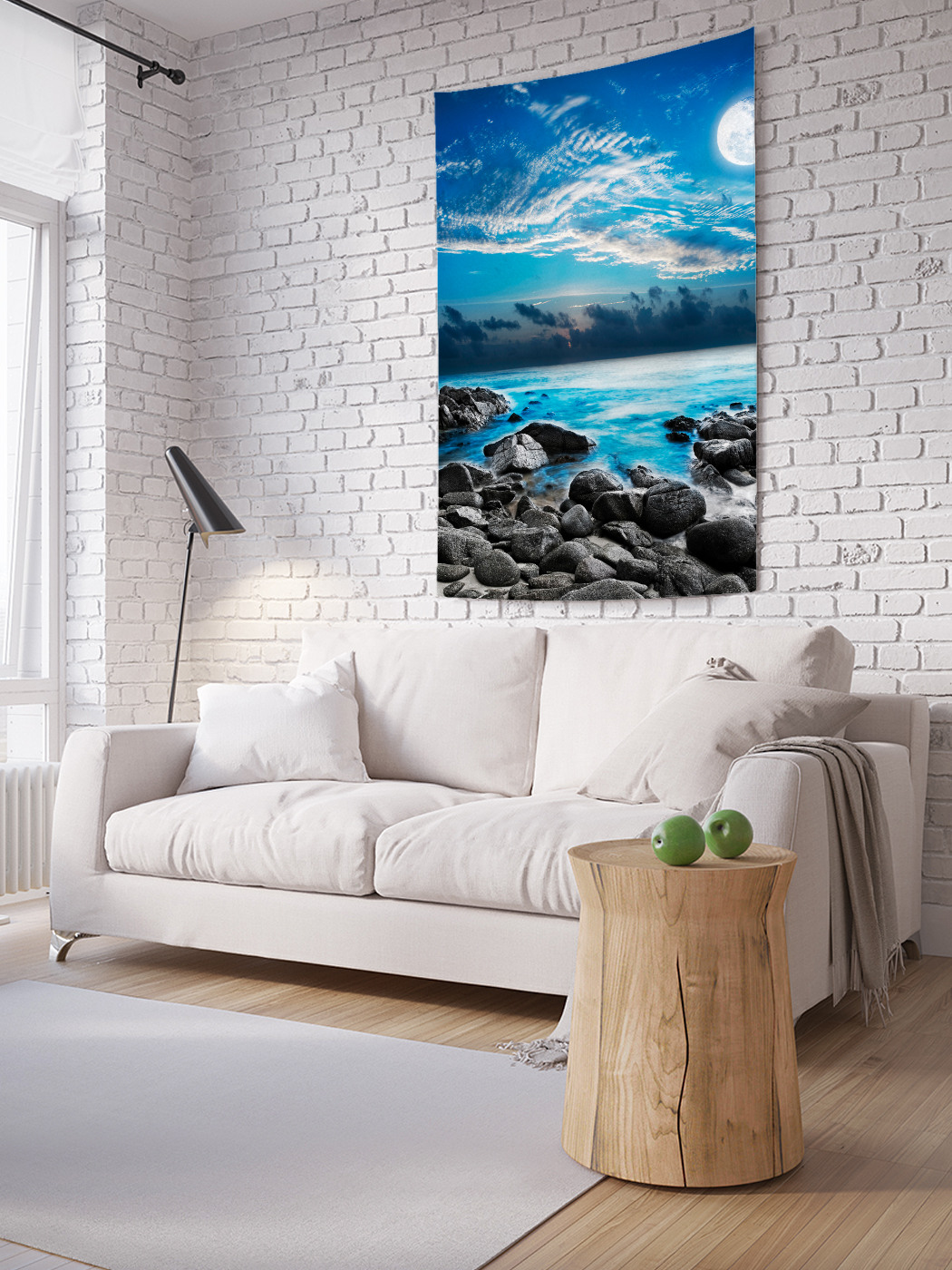 

Вертикальное фотопанно на стену JoyArty Яркая ночь 100x150 см, Яркая ночь