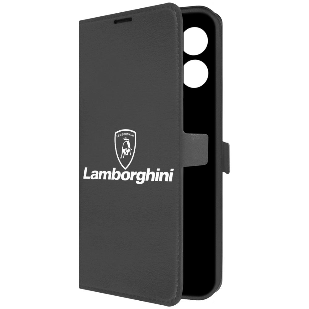 

Чехол-книжка Krutoff Eco Book для Oppo A38 4G Lamborghini черный