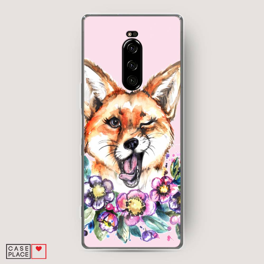 

Чехол Awog на Sony Xperia 1/XZ4 "Подмигивающая лиса", Разноцветный, 54250-10