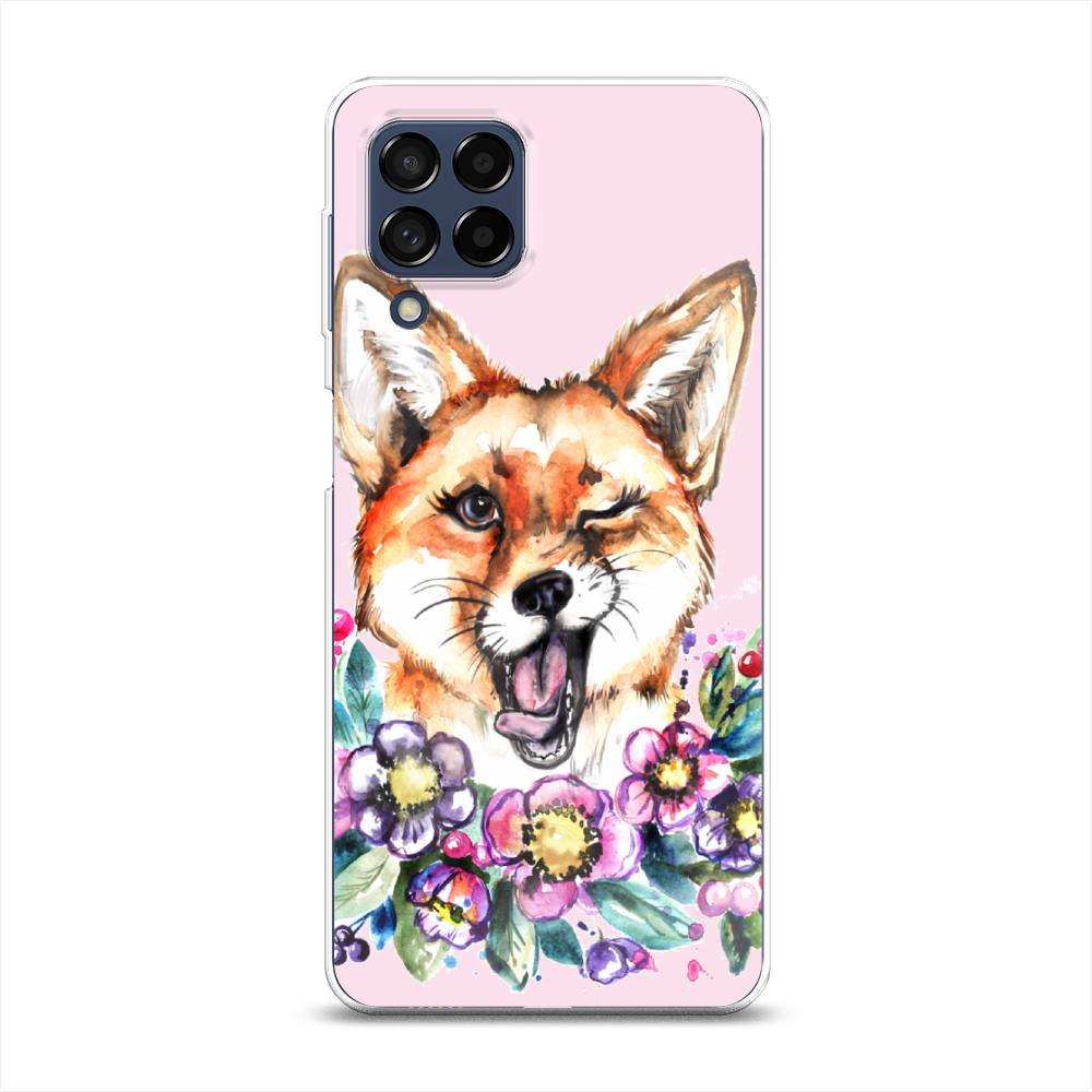 

Чехол Awog на Samsung Galaxy M53 / Самсунг M53 "Подмигивающая лиса", Разноцветный, 2105850-10