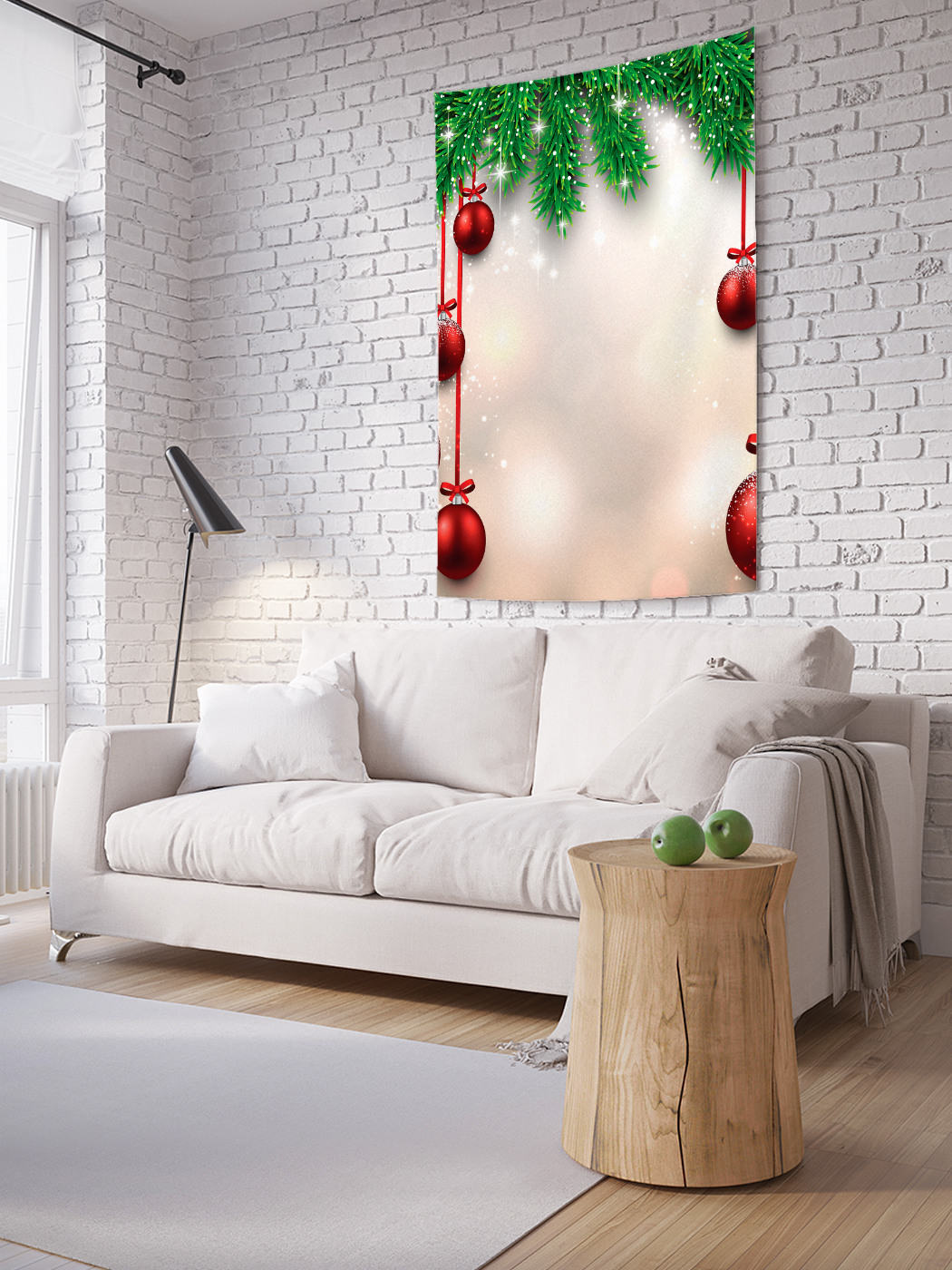 

Вертикальное фотопанно на стену JoyArty Игрушки для праздника 100x150 см, Игрушки для праздника