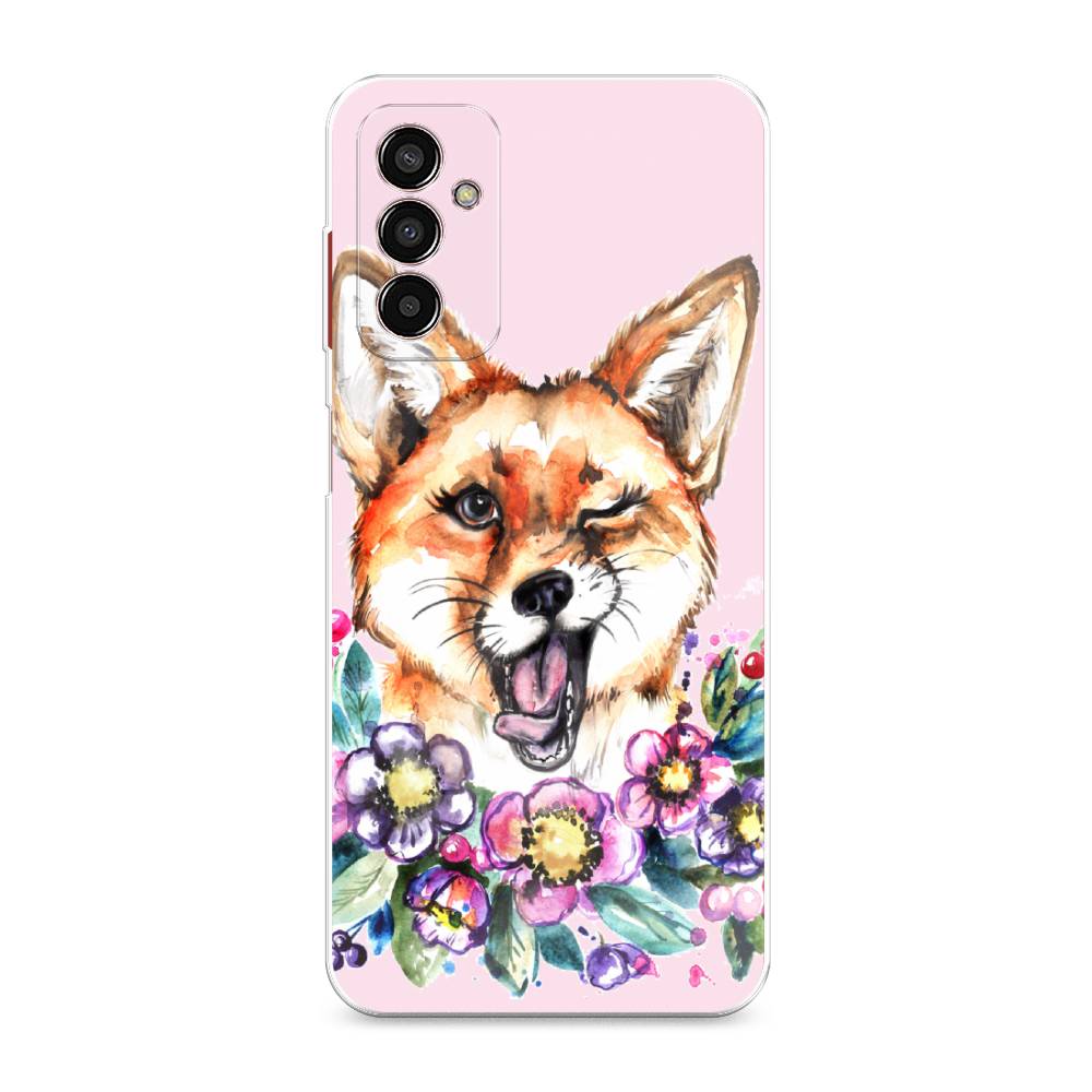 

Чехол Awog на Samsung Galaxy M13 / Самсунг M13 "Подмигивающая лиса", Разноцветный, 2106850-10