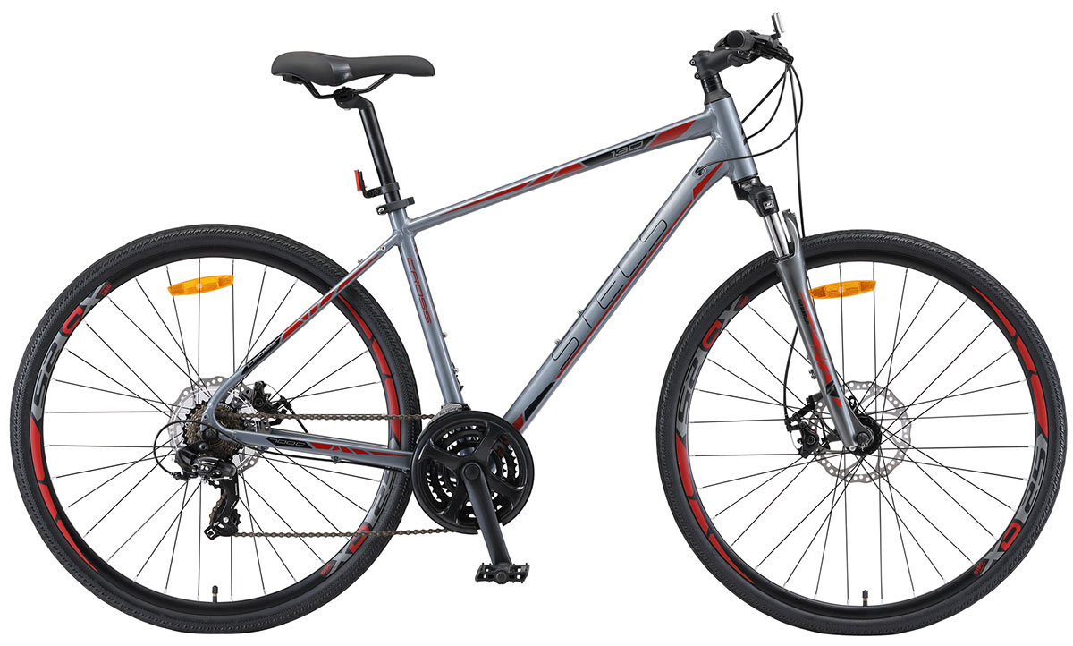 фото Велосипед stels cross 130 md gent v010 (2019) 20 / серый 20 ростовка