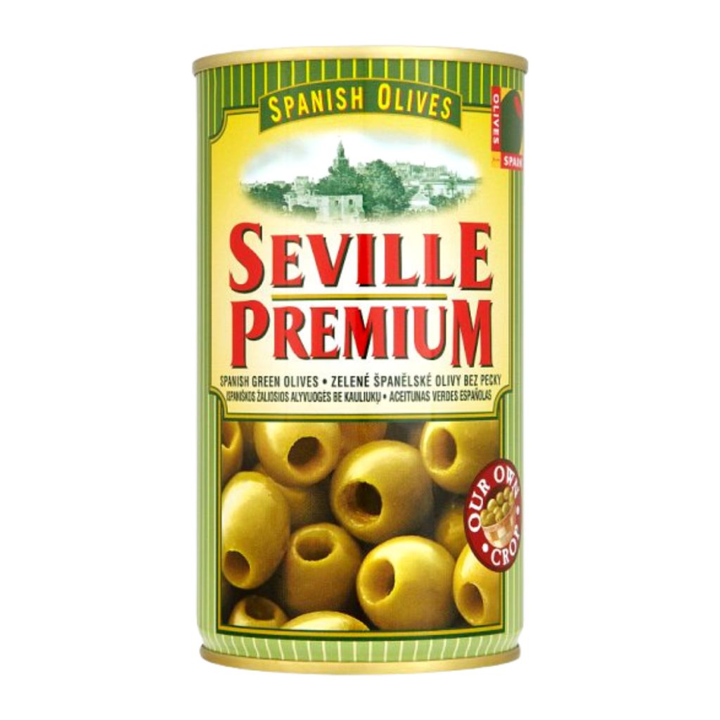 

Оливки Seville Premium зеленые без косточки 200 г