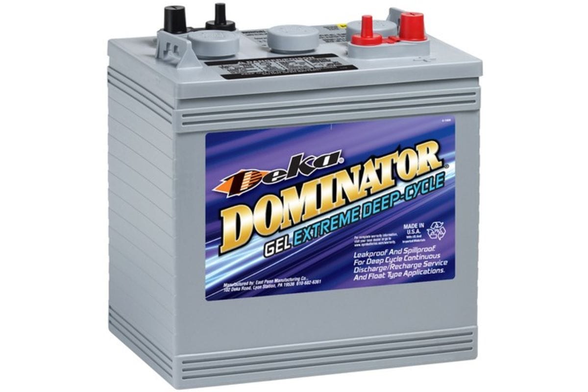 

Аккумулятор DEKA 8GGC2 6V 189A (260х181х276)