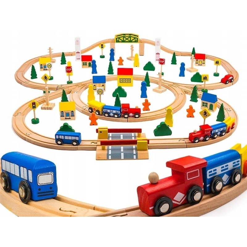 фото Игровой набор lanaland железная дорога - 100 предметов w04c080