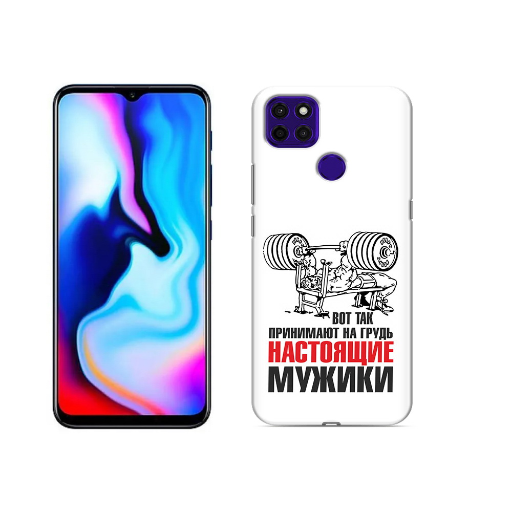 

Чехол MyPads Tocco для Lenovo K12 Pro бодибилдинг для мужиков, Прозрачный, Tocco