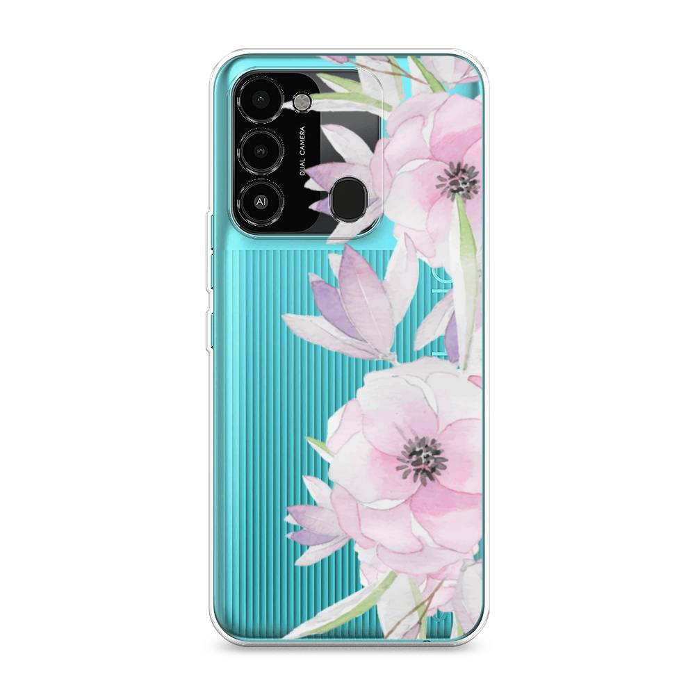 

Чехол Awog на Tecno Spark Go 2022/8С/9 "Нежные анемоны", Разноцветный, 301250-8