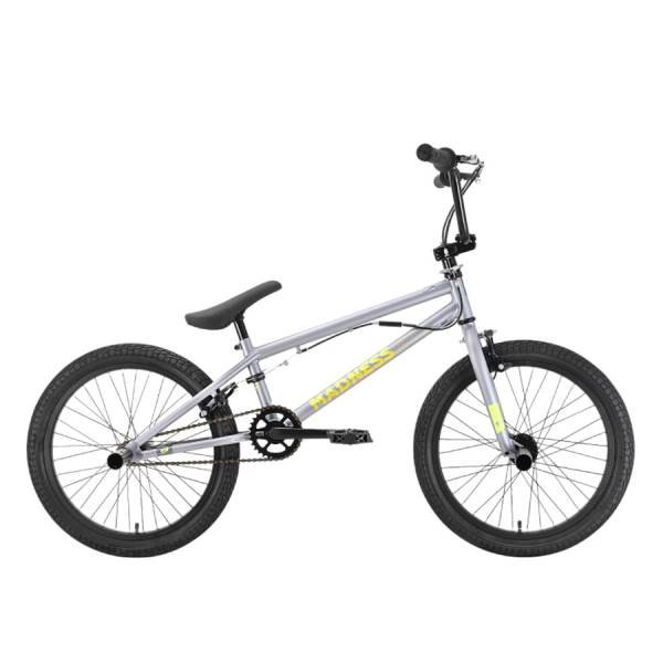 

Велосипед Stark'22 Madness BMX 2 серый/желтый HQ-0005126, 61621-17