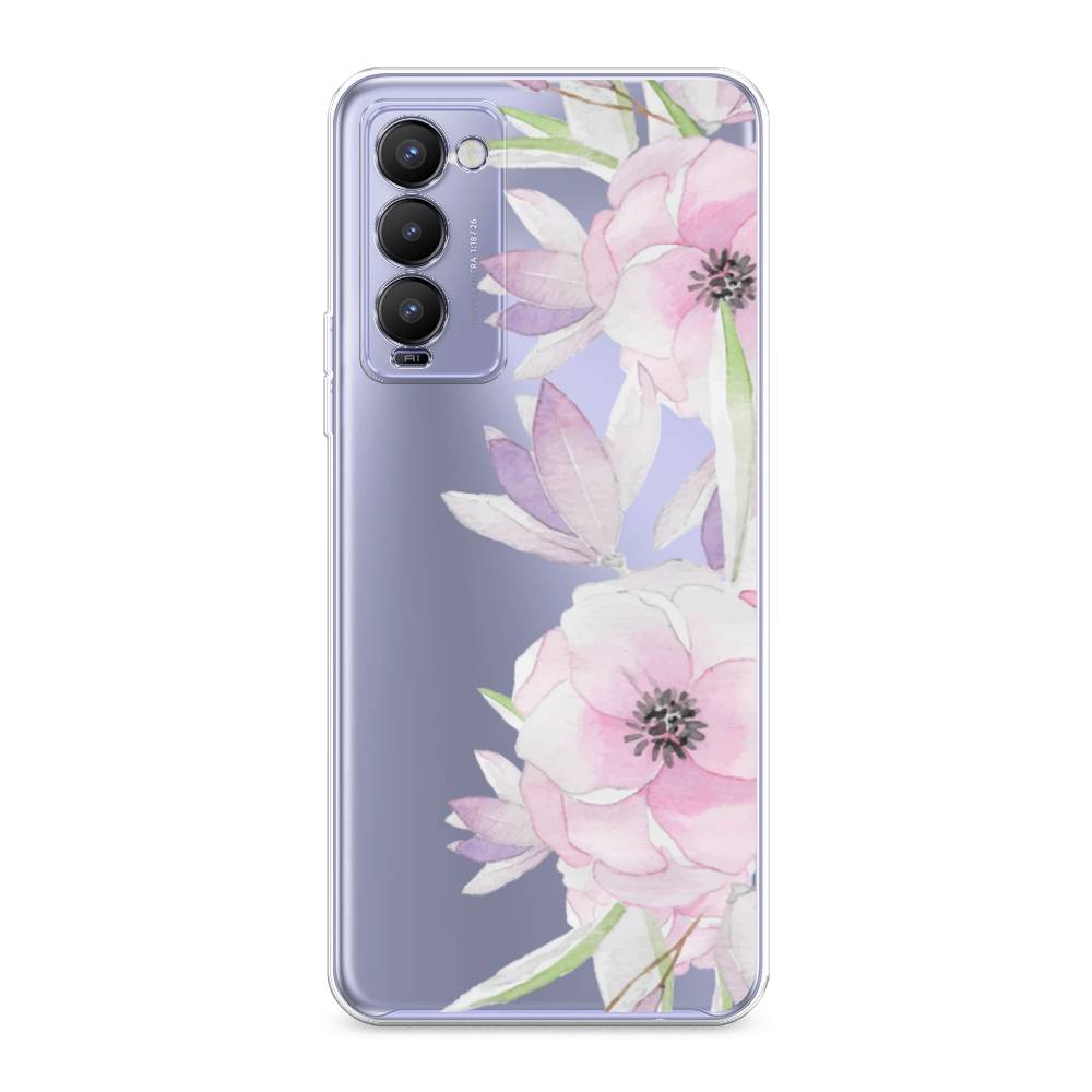 

Чехол Awog на Tecno Camon 18/18T "Нежные анемоны", Разноцветный, 300950-8