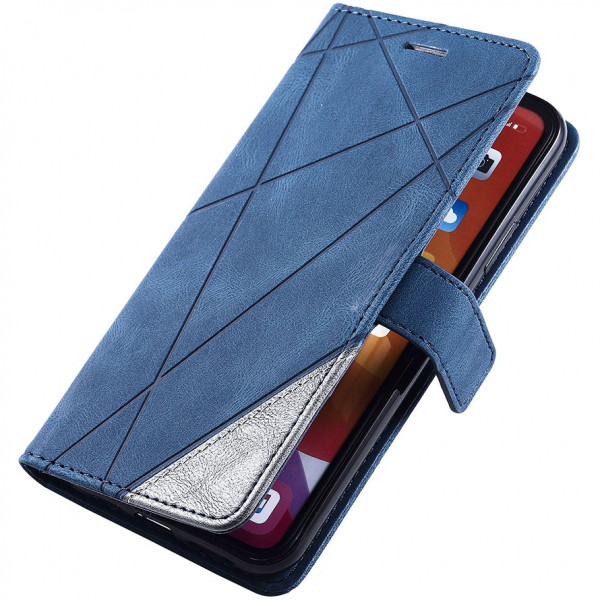 

Чехол книжка / кошелек RosCase Retro Book для Huawei Nova 11 4G, Синий