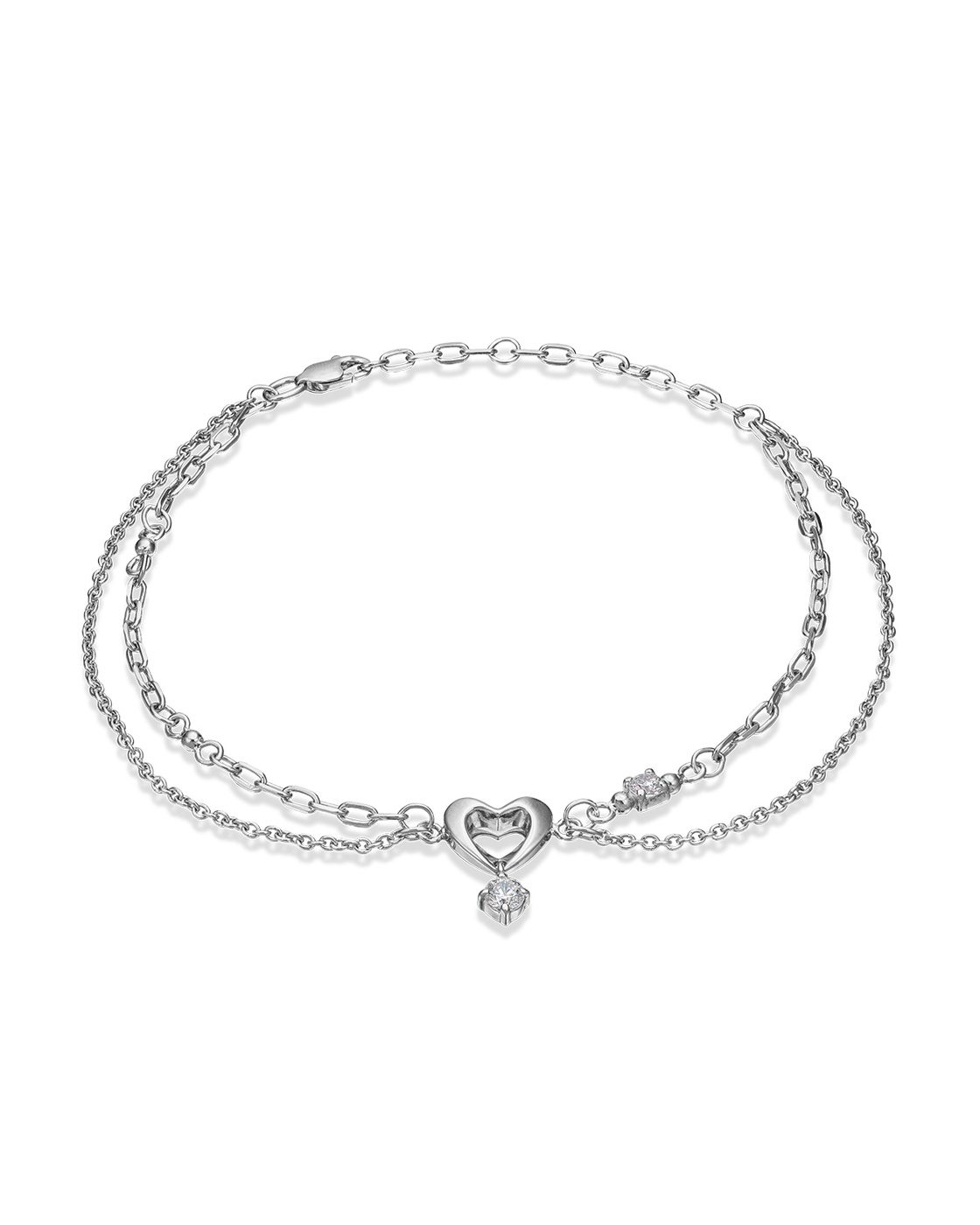 

Браслет из серебра с фианитом р. 21 PLATINA jewelry 05-0586-00-401-0200-69, 05-0586-00-401-0200-69