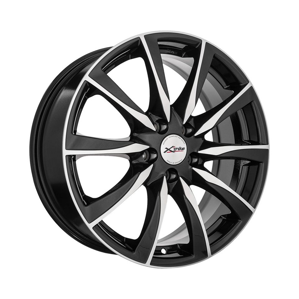 фото Колесный диск r17 5x108 7j et45 d60,1 x'trike x-120м bk/fp